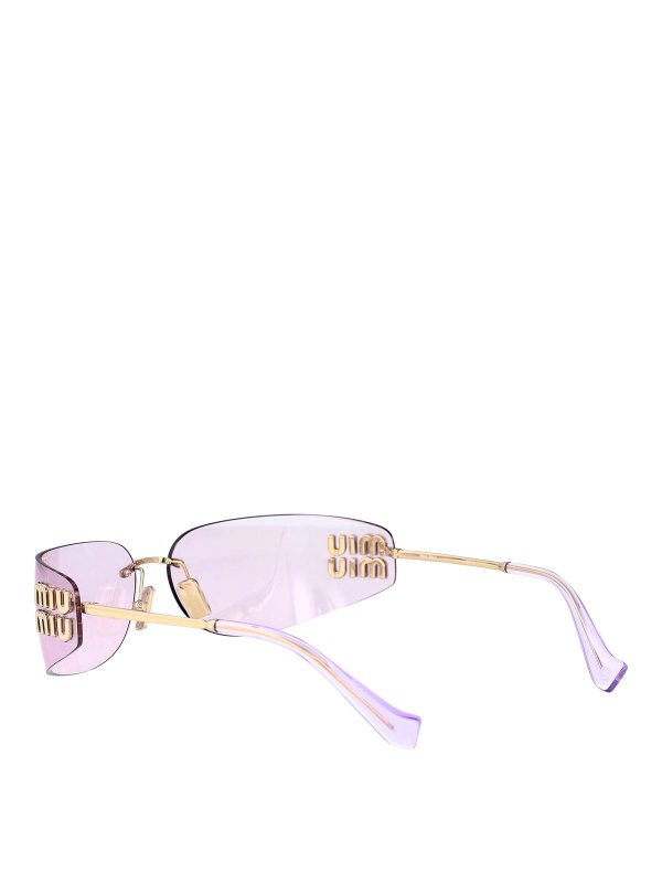 サングラス - 金 shop online: MIU MIU