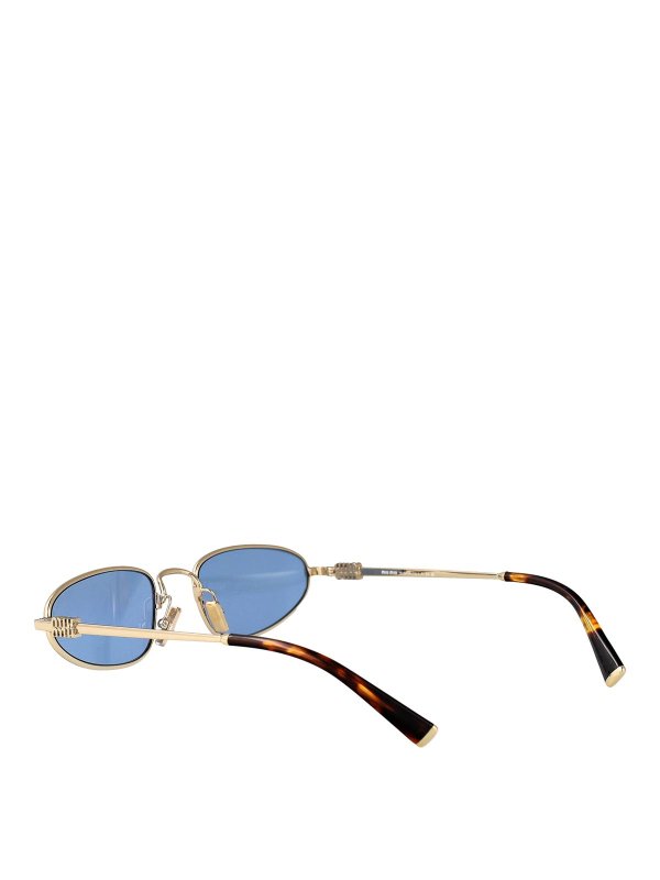 サングラス - 金 shop online: MIU MIU