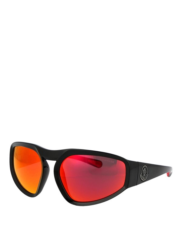 MONCLER: Sonnenbrillen online - Sonnenbrille - Schwarz