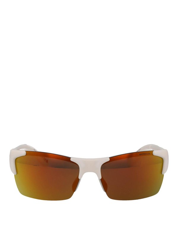 MONCLER: サングラス - サングラス - 白