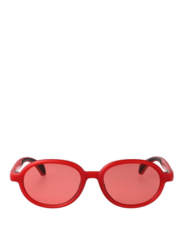 MONCLER: Sonnenbrillen - Sonnenbrille - Rot