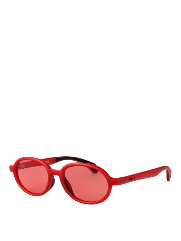 MONCLER: Sonnenbrillen online - Sonnenbrille - Rot