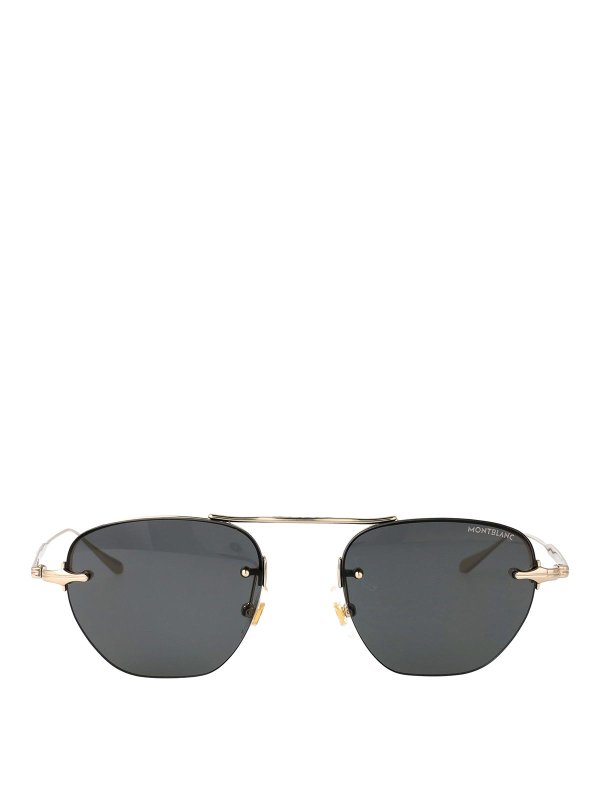 MONTBLANC: Sonnenbrillen - Sonnenbrille - Gold