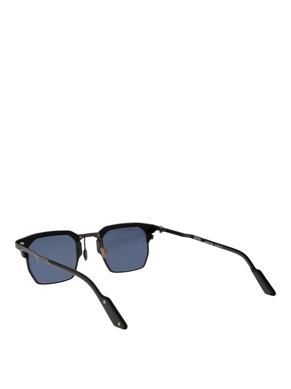 サングラス movitra Unisex SUNGLASSES (JONATHAN BLACK G BLUE BLK BLACK) Movitra | Jonathan in Black G Sunglasses - twelvesixtynine