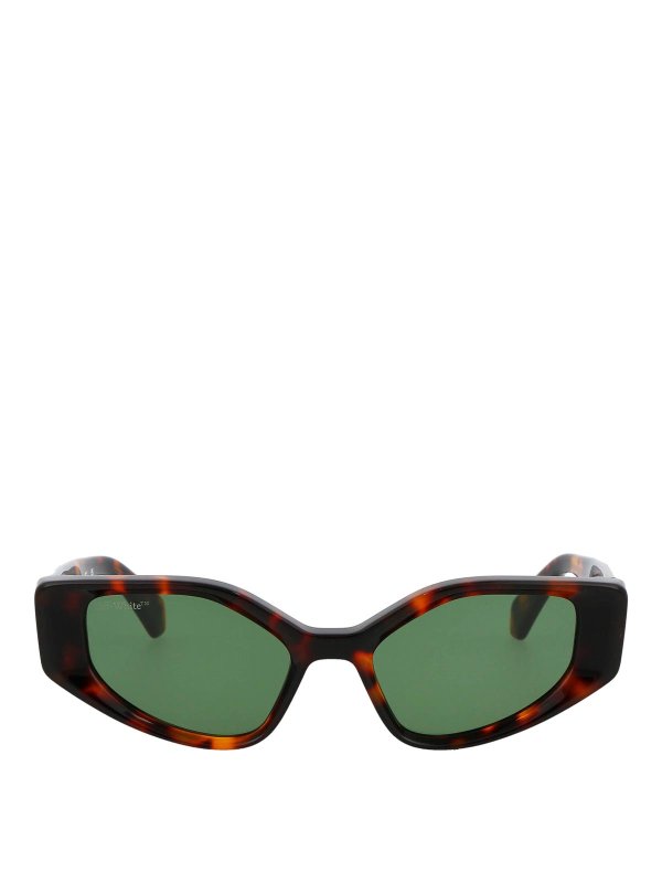 OFF-WHITE: サングラス - サングラス - ブラウン