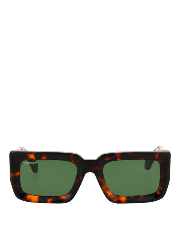 OFF-WHITE: サングラス - サングラス - ブラウン