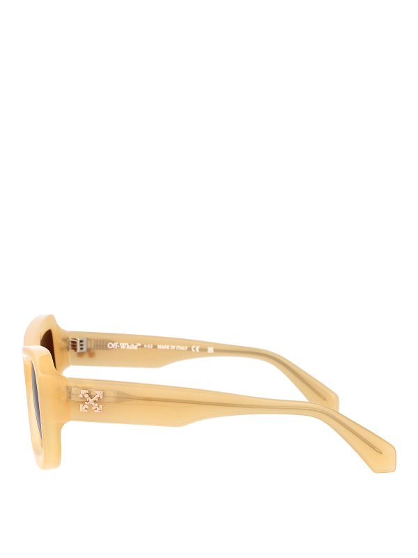 The Best Shops OFF-WHITE: Sonnenbrillen - Sonnenbrille - Beige