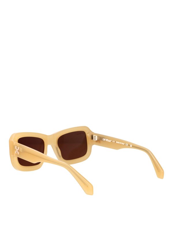 Sonnenbrille - Beige shop online: OFF-WHITE