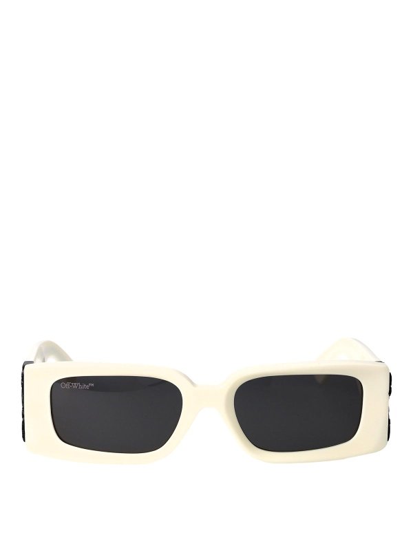 OFF-WHITE: サングラス - サングラス - 白