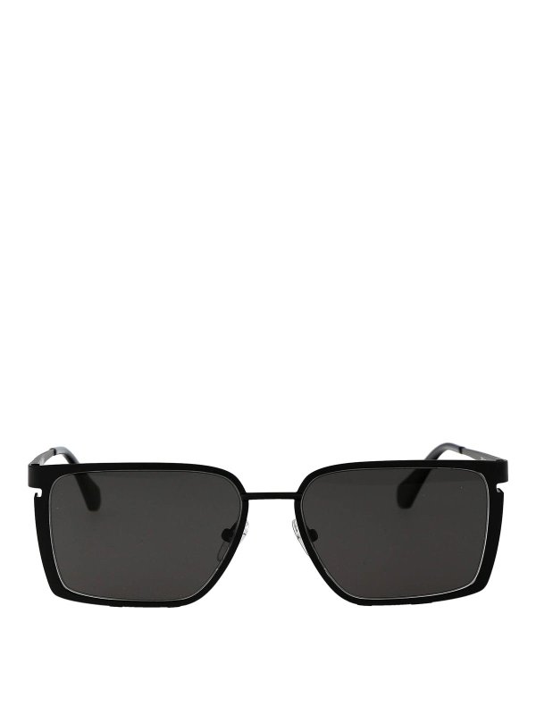 OFF-WHITE: Lunettes de soleil - Lunettes De Soleil - Noir