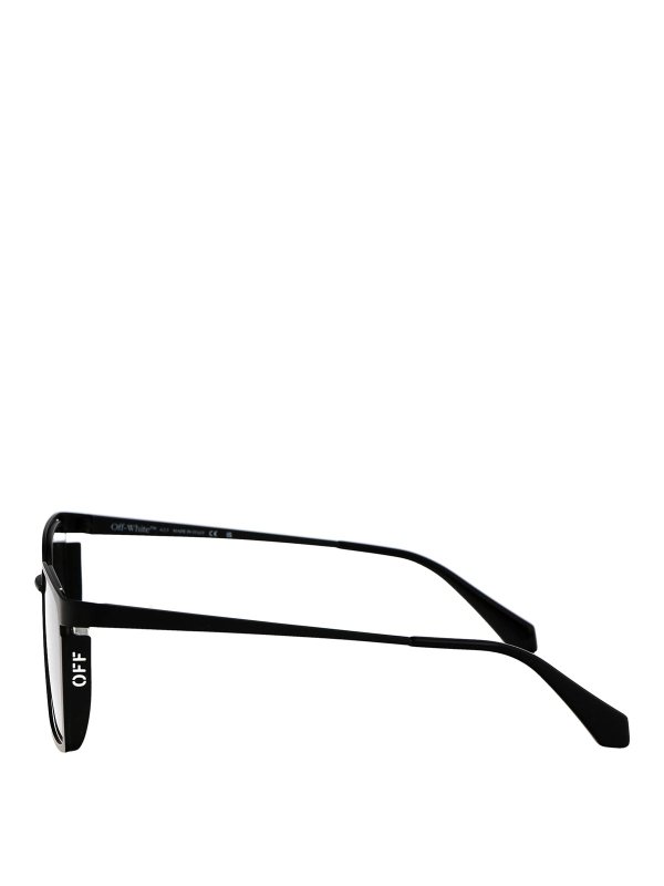 The Best Shops OFF-WHITE: Lunettes de soleil - Lunettes De Soleil - Noir