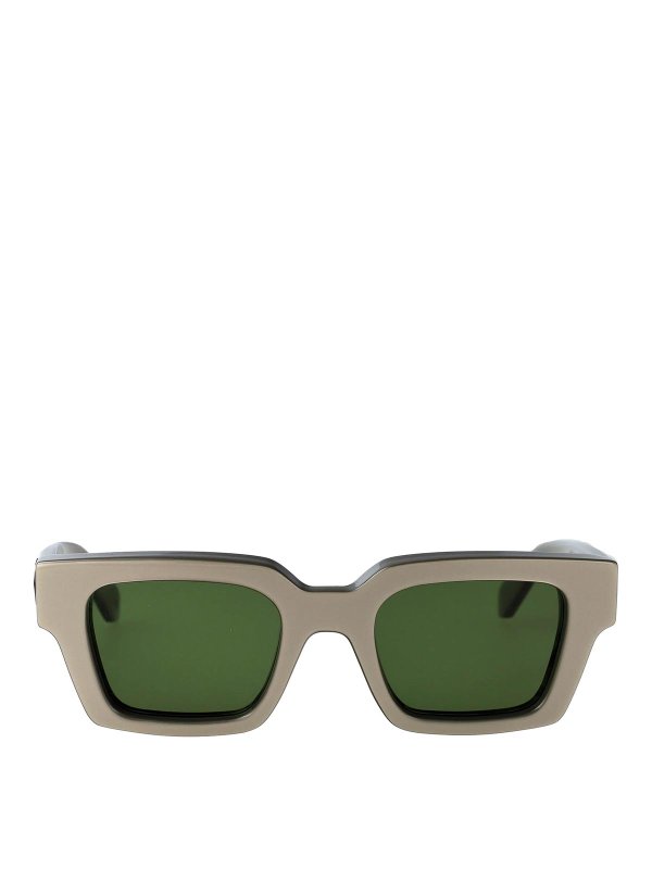 OFF-WHITE: Gafas de sol - Gafas De Sol - Gris