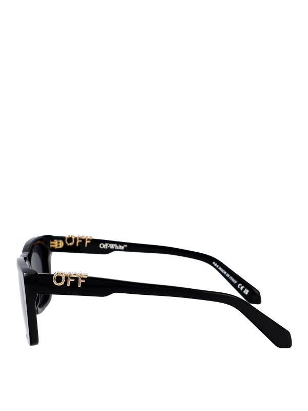 The Best Shops OFF-WHITE: サングラス - サングラス - 黒