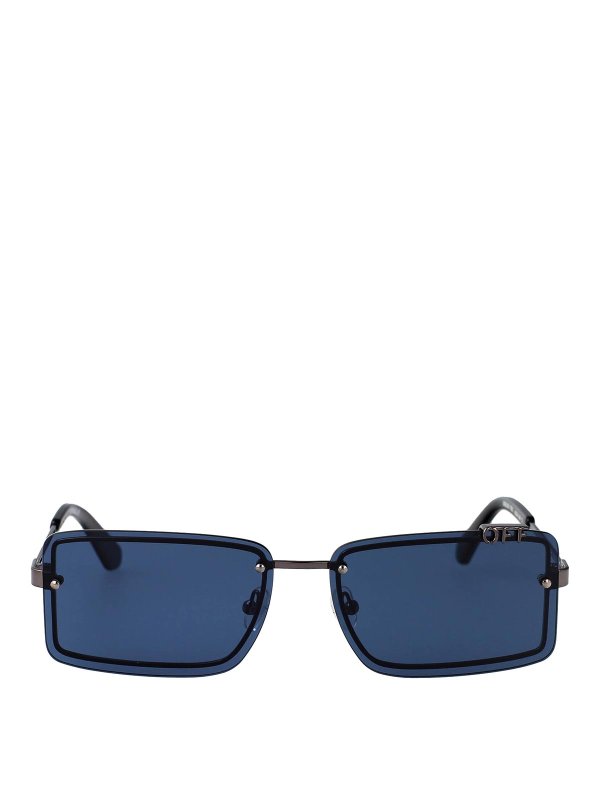 OFF-WHITE: Lunettes de soleil - Lunettes De Soleil - Bleu