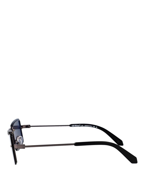 The Best Shops OFF-WHITE: Lunettes de soleil - Lunettes De Soleil - Bleu