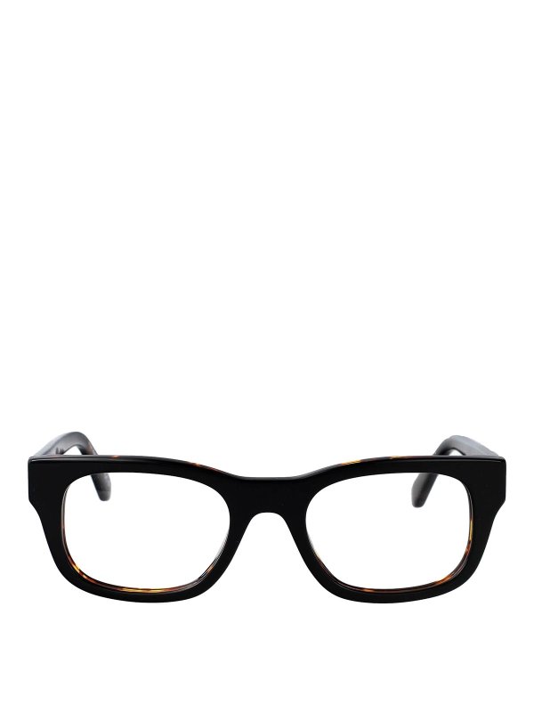 OFF-WHITE: occhiali da sole - Occhiali da 7n in stile oculare