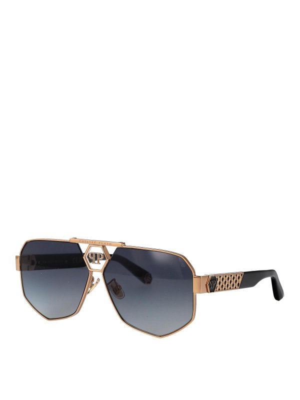 PHILIPP PLEIN: Lunettes de soleil online - Lunettes De Soleil - Or