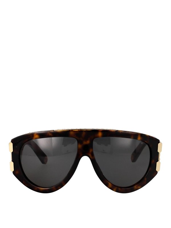 PHILIPP PLEIN: サングラス - サングラス - ブラウン