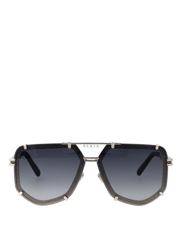 PHILIPP PLEIN: サングラス - サングラス - 黒