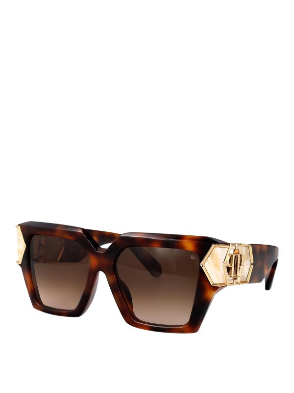 PHILIPP PLEIN: サングラス online - サングラス - ブラウン