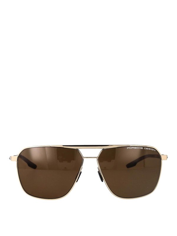 PORSCHE DESIGN: Lunettes de soleil - Lunettes De Soleil - Or