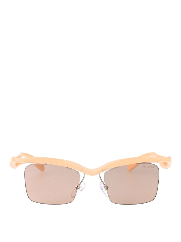PRADA: サングラス - サングラス - ヌードカラー