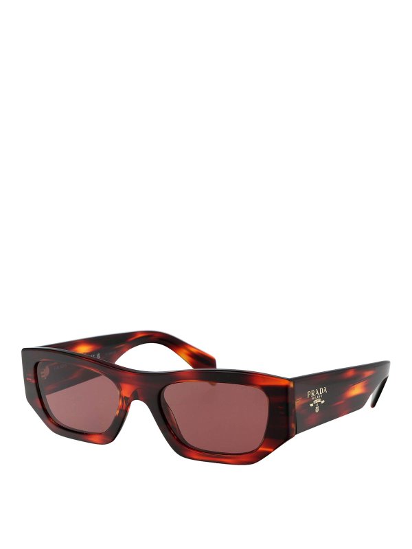 PRADA: Lunettes de soleil online - Lunettes De Soleil - Rouge