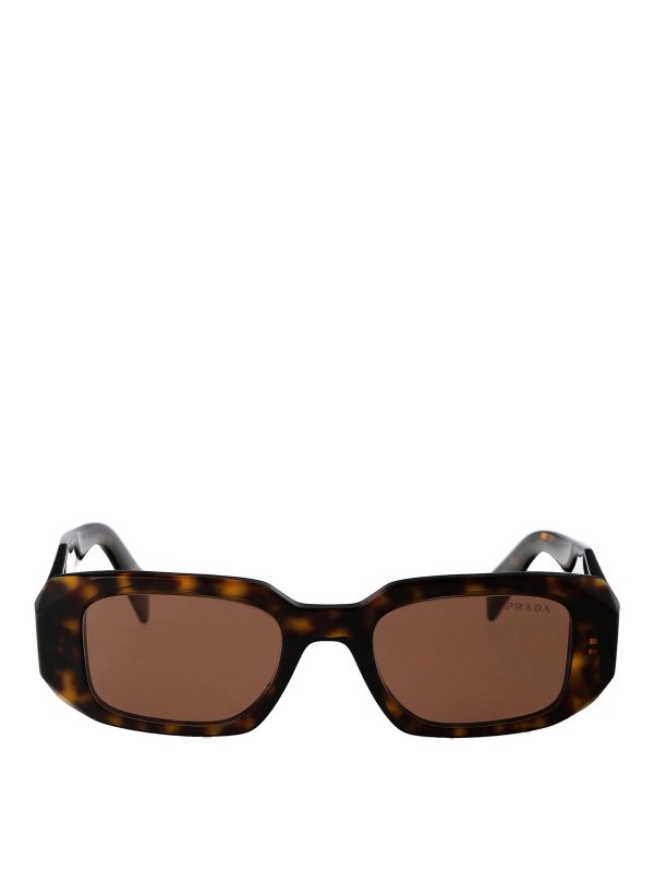 PRADA: サングラス - サングラス - ブラウン