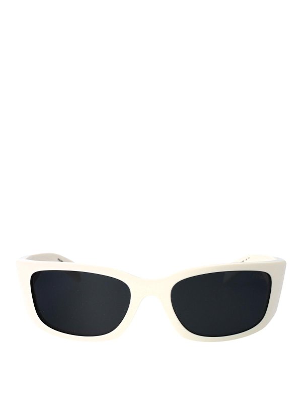 PRADA: Sonnenbrillen - Sonnenbrille - Weiß