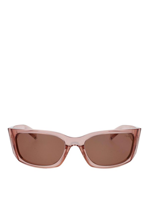 PRADA: サングラス - サングラス - オレンジ