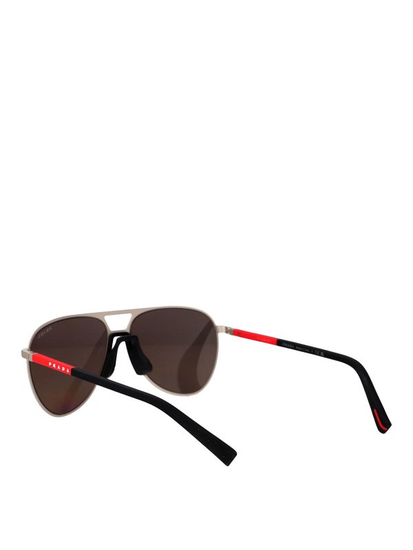 Lunettes De Soleil - Marron shop online: PRADA