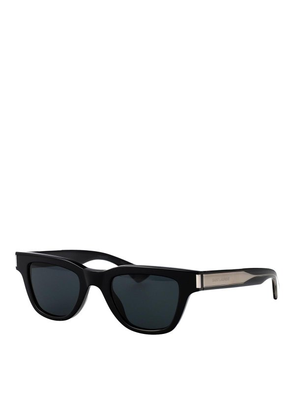 SAINT LAURENT: Lunettes de soleil online - Lunettes De Soleil - Noir