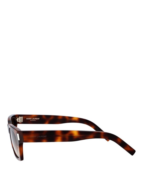 The Best Shops SAINT LAURENT: Lunettes de soleil - Lunettes De Soleil - Marron
