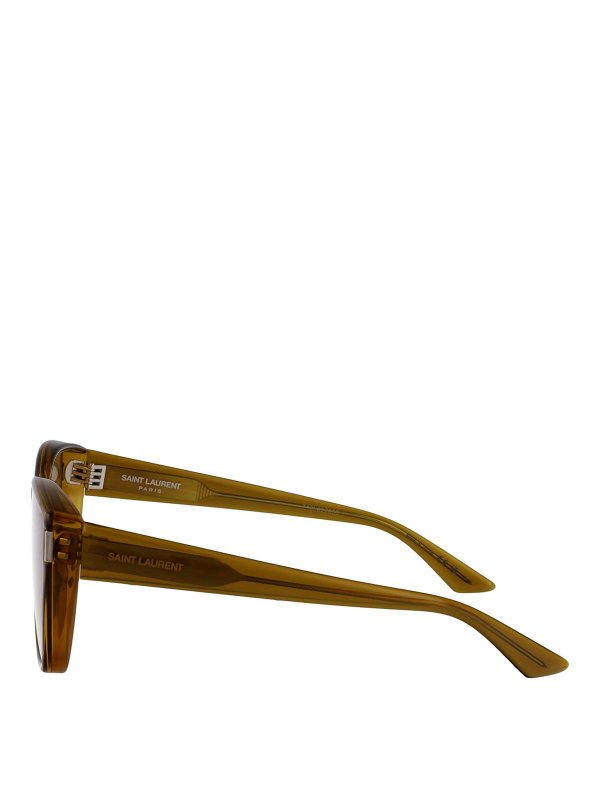 The Best Shops SAINT LAURENT: Lunettes de soleil - Lunettes De Soleil - Marron