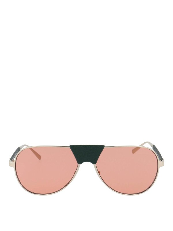 FERRAGAMO: Gafas de sol - Gafas De Sol - Dorado