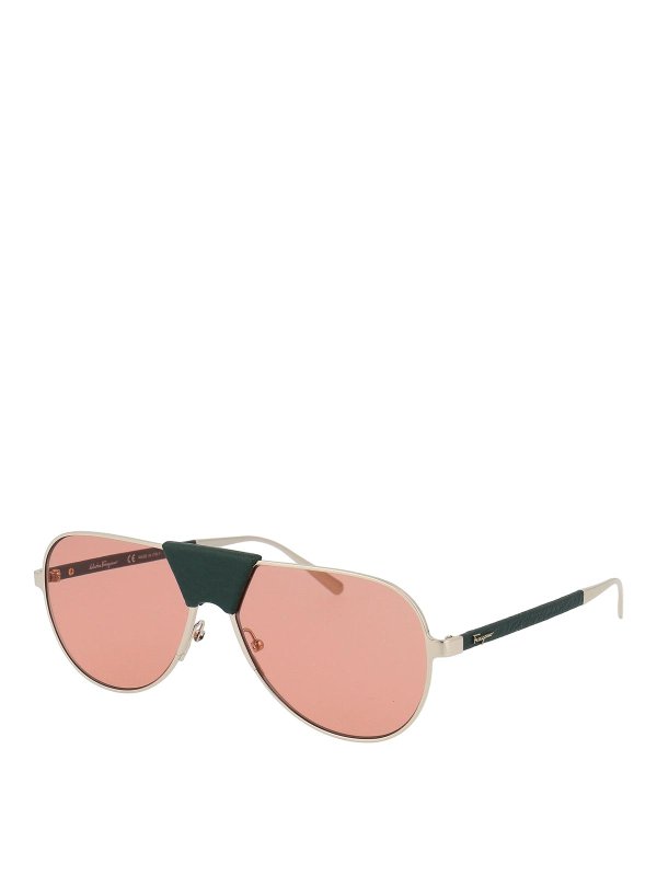 FERRAGAMO: Gafas de sol online - Gafas De Sol - Dorado