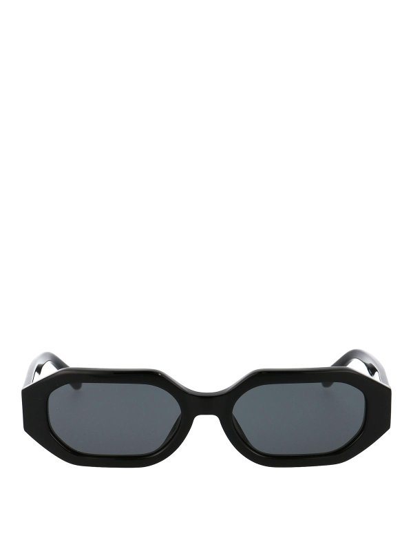 The Attico: Sonnenbrillen - Sonnenbrille - Schwarz