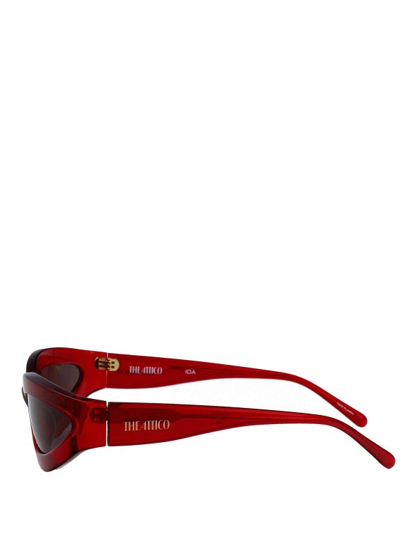 サングラス THE ATTICO Woman Sunglasses Red ATTICO56C2SUN C2 The Attico Attico56C2Sun Sunglasses - Red - Women