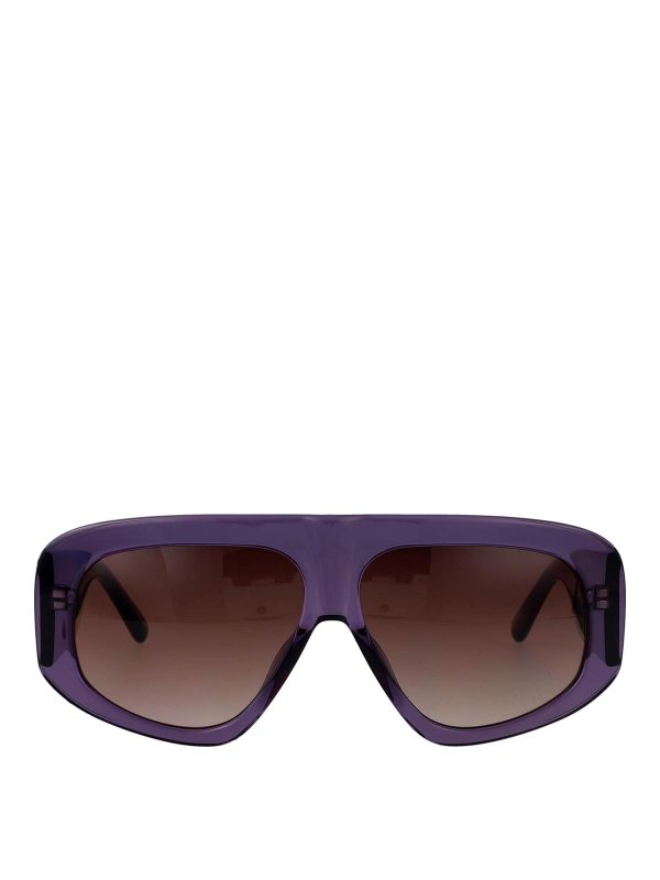 The Attico: Gafas de sol - Gafas De Sol - Púrpura