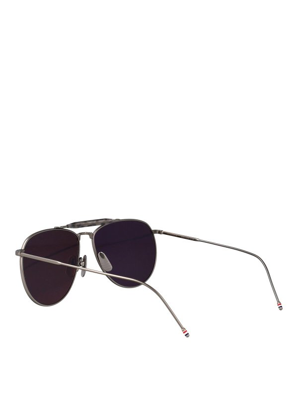 Lunettes De Soleil - Gris shop online: THOM BROWNE