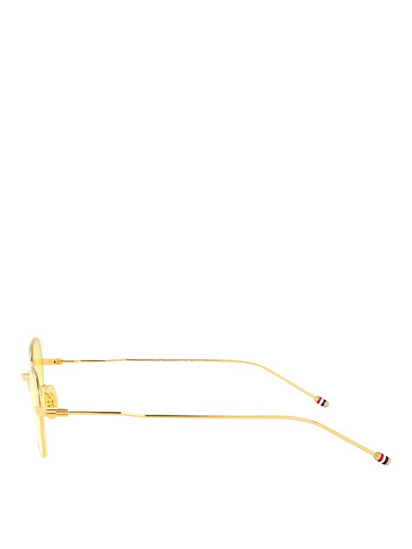 The Best Shops THOM BROWNE: Sonnenbrillen - Sonnenbrille - Gold