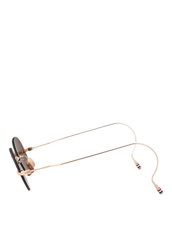 The Best Shops THOM BROWNE: Gafas de sol - Gafas De Sol - Dorado