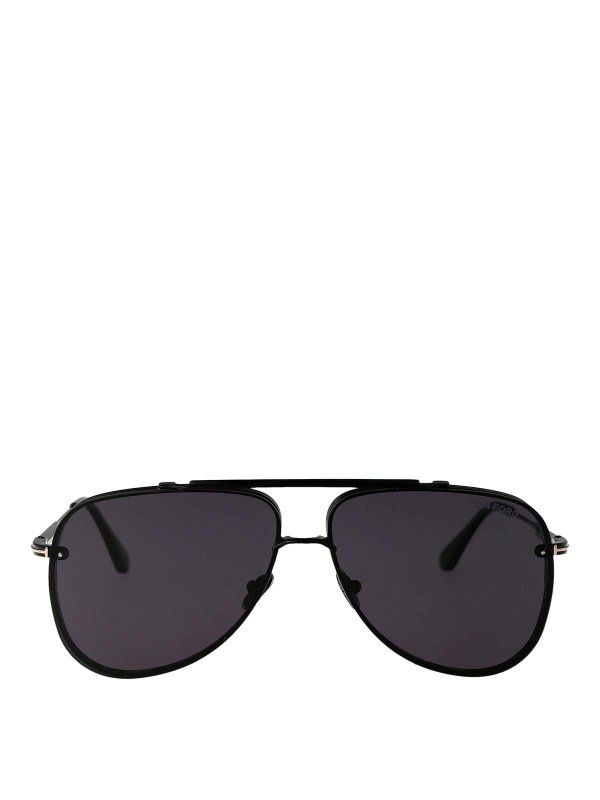 TOM FORD: サングラス - サングラス - 黒