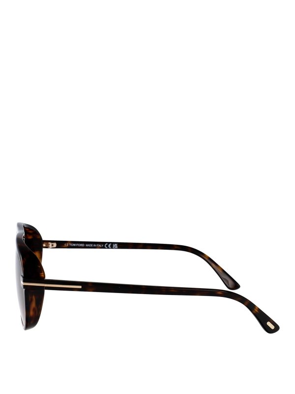 The Best Shops TOM FORD: Lunettes de soleil - Lunettes De Soleil - Marron