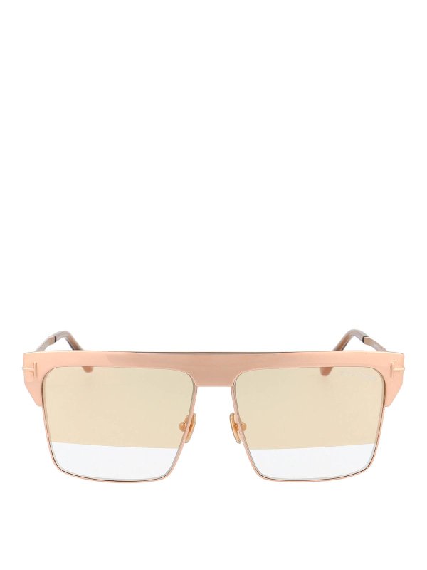 TOM FORD: Gafas de sol - Gafas De Sol - Dorado