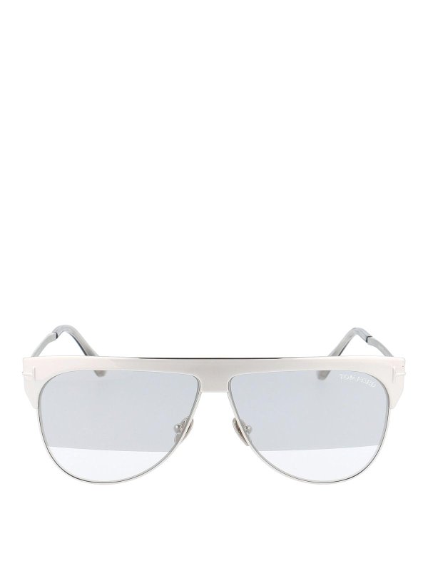 TOM FORD: Gafas de sol - Gafas De Sol - Plata