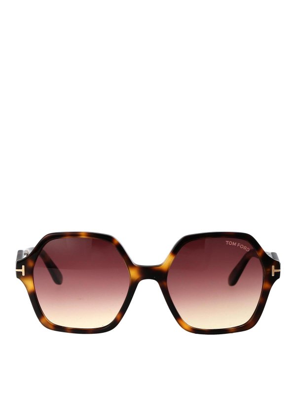 TOM FORD: サングラス - サングラス - ブラウン