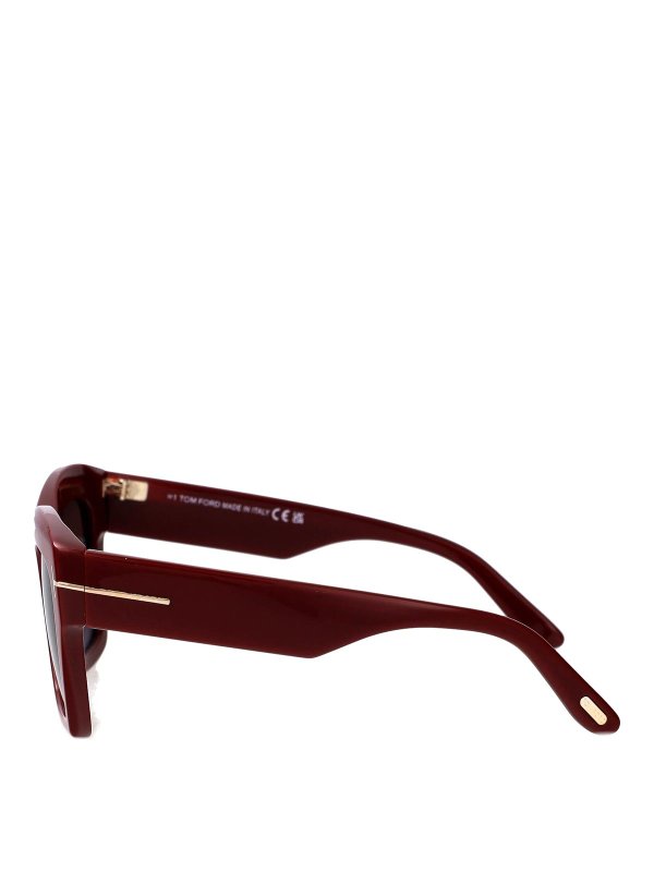 The Best Shops TOM FORD: サングラス - サングラス - ダークレッド