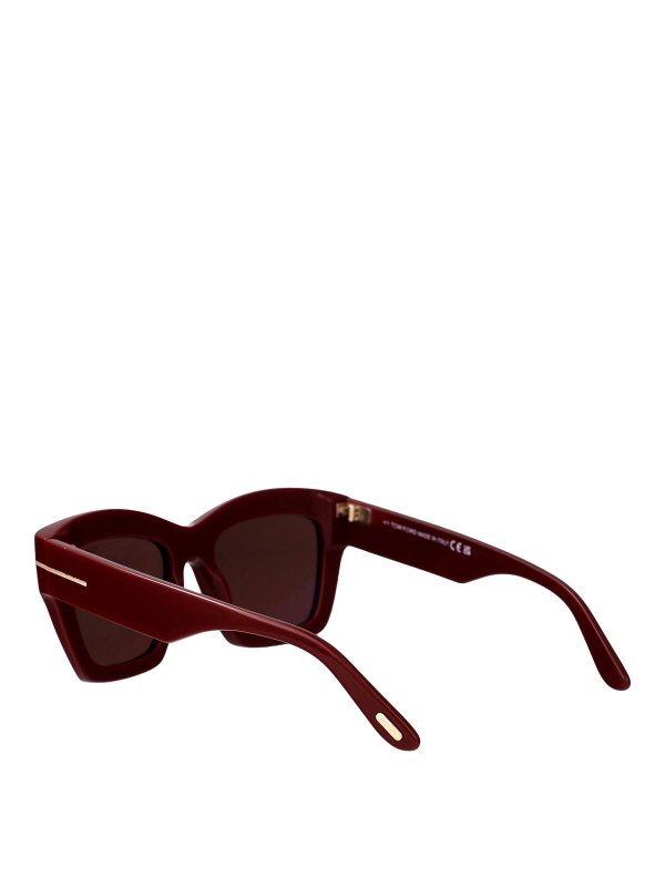 サングラス - ダークレッド shop online: TOM FORD