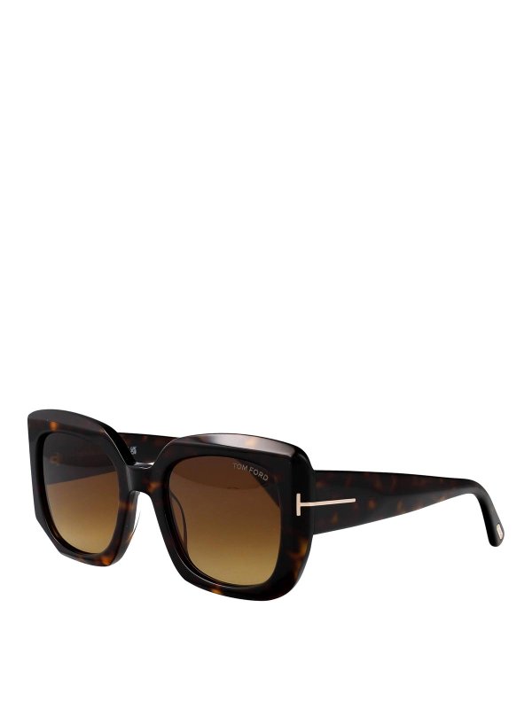 TOM FORD: Lunettes de soleil online - Lunettes De Soleil - Marron